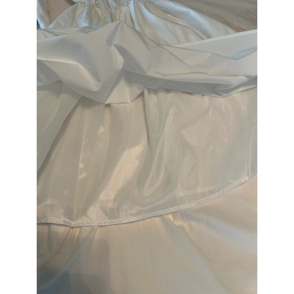 Sunday White Cotton Poplin Midi Dress – Minimalist, Classic, Timeless - Picture 7 of 12